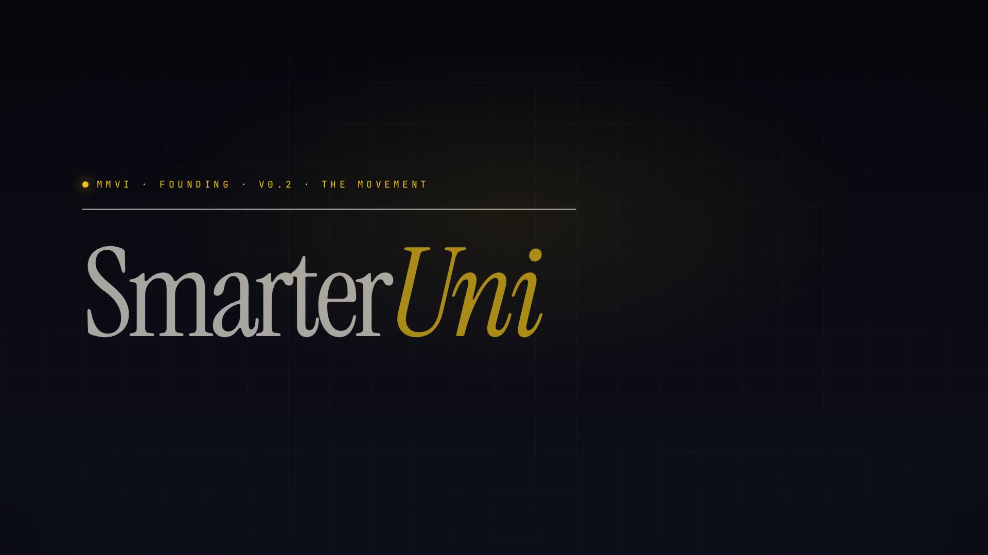 SmarterUni — The 23-second pitch — SmarterUni film poster